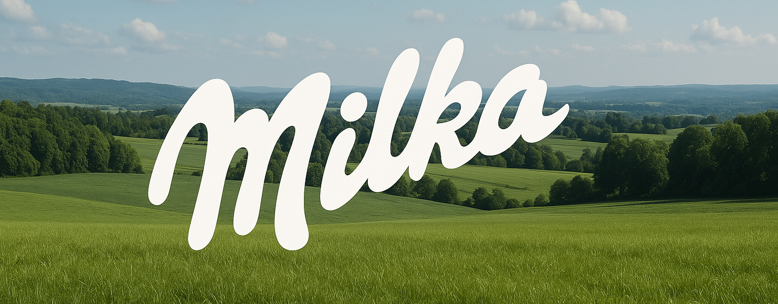 logo qui ressemble &agrave; la marque milka